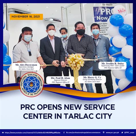 prc metrotown tarlac